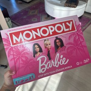 Monopoly, Barbie the movie game, new in box ships immediately